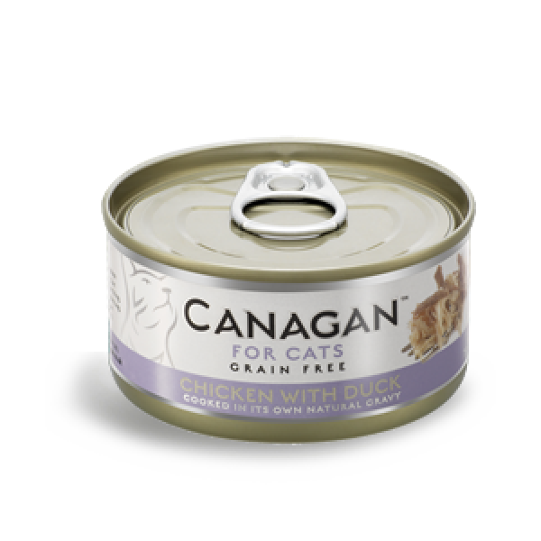 Canagan Grain Free For Cat Chicken with Duck  無穀物雞肉伴鴨肉配方 75g 